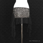 Tribe Nawaar's Black Lace Rosehips Skirt by Rose Harden
