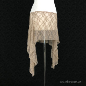 Tribe Nawaar's Cafe Au Lait Rosehips Skirt by Rose Harden