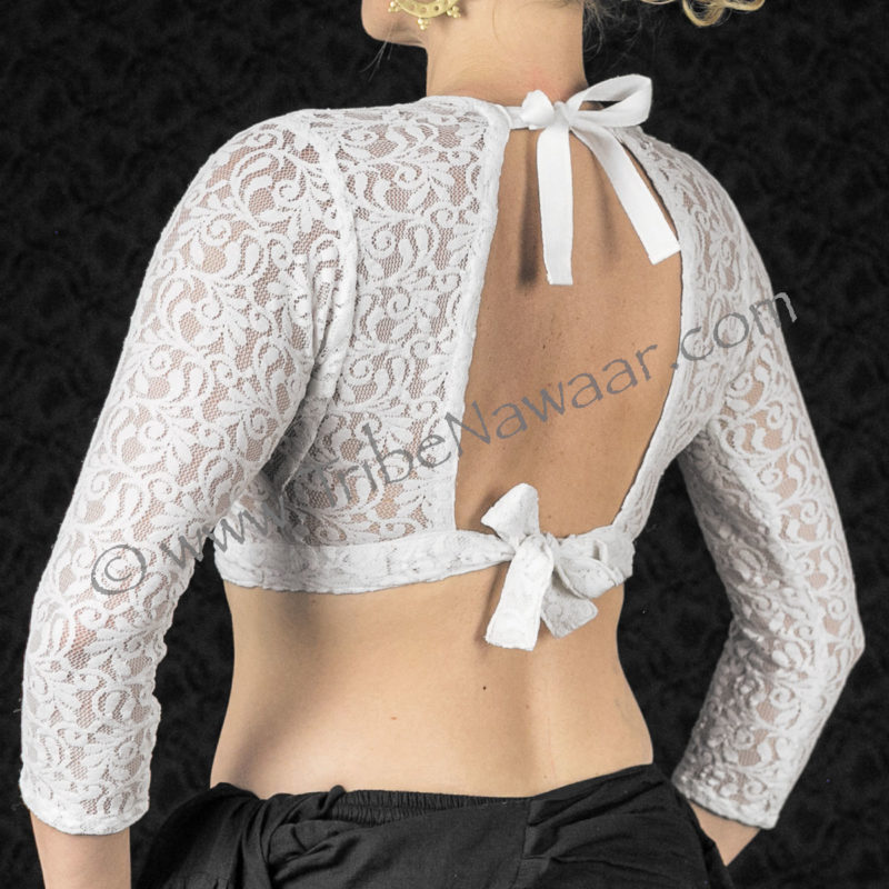 Snow Lace Choli Top