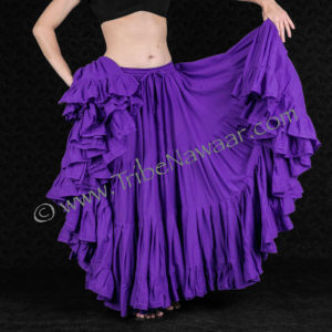 Tribe Nawaar's 25 Yard Purple Cupcake Skirt