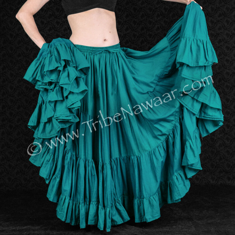 Teal Jewel 25 Yard Cupcake Skirt