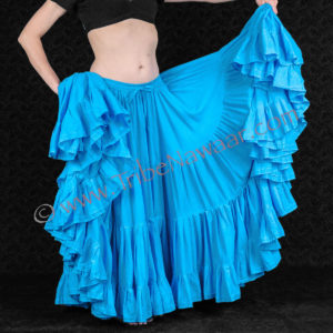 Tribe Nawaar's 25 Yard Turquoise Cupcake Skirt