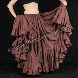 Warm Brown 25 Yard Cupcake Skirt