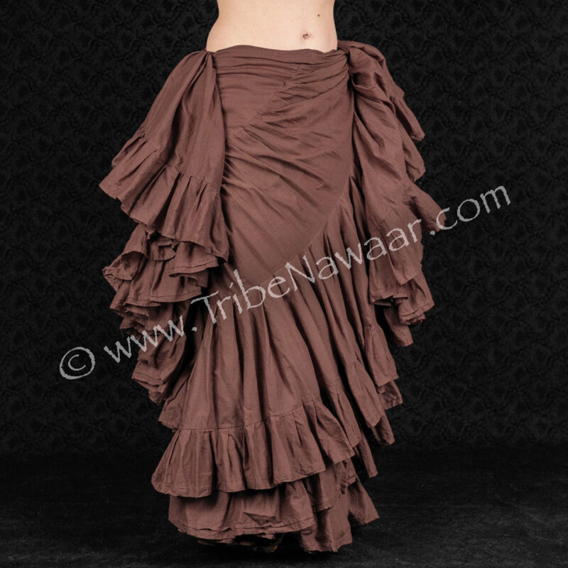 Warm Brown 25 Yard Cupcake Skirt