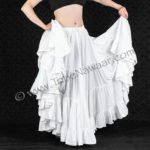 Tribe Nawaar's 25 Yard White Cupcake Skirt