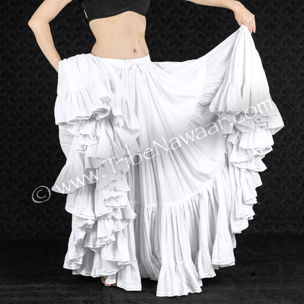 Pure White 25 Yard Cupcake Skirt