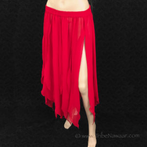 Red Petal Faerie Skirt