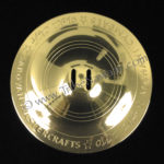 Saroyan brass Afghani zils (aka: sagat, finger cymbals or zils) available thru Tribe Nawaar, detail