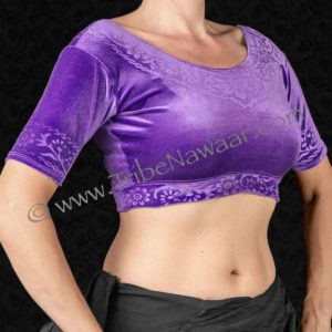 Lavender sutra choli from Tribe Nawaar