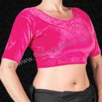 Pink sutra choli top from Tribe Nawaar