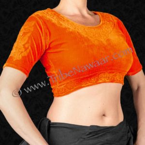 Tangerine Sutra Choli Top (Medium)