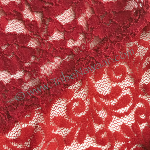Red Lace Choli Top