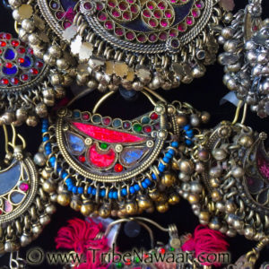 Tribe Nawaar's traditional Kuchi earrings