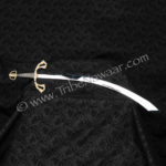 Tribe Nawaar's classic gold & silver belly dance scimitar