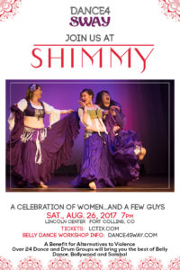 Shimmy a benefit hosted by Dance4SWAY Fort Collins, CO 2017