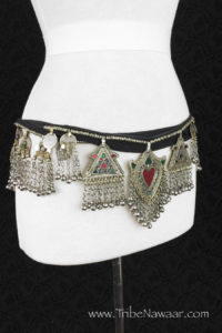 Sample of a Kuchi necklace used to fill the gap on a Kuchi belt (from Tribe Nawaar)