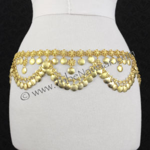 Aphrodite In Gold Costume Jewelry Bellydance Belt
