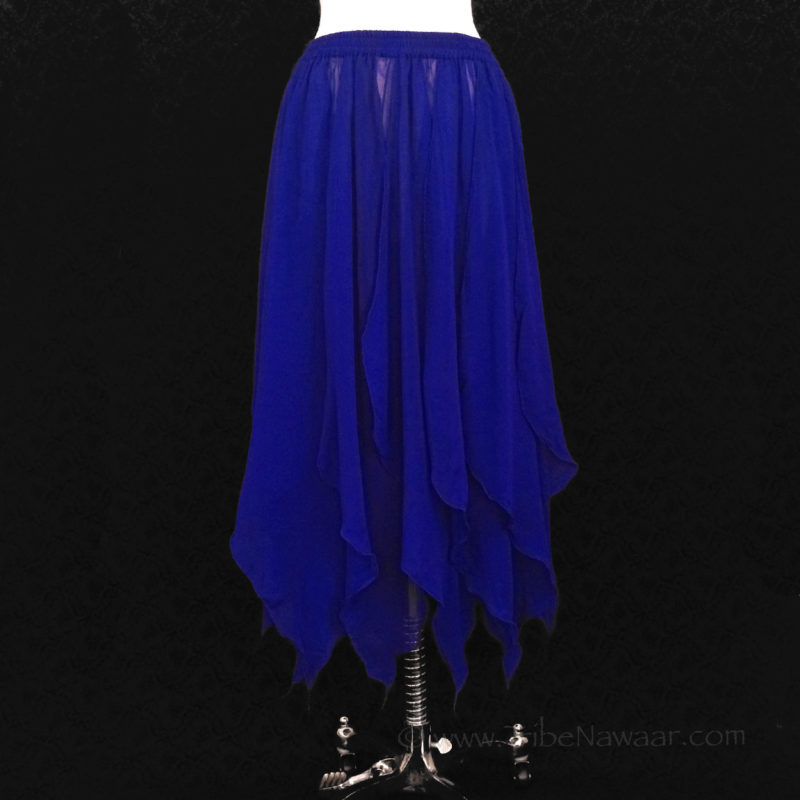 Indigo Blue Petal Faerie Skirt