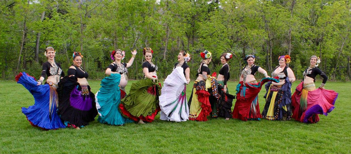 Tribal bellydance classes boulder, co with Tribe Nawaar - Creek Festival 2017