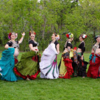 Tribal bellydance classes boulder, co with Tribe Nawaar - Creek Festival 2017