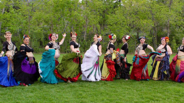 Tribal bellydance classes boulder, co with Tribe Nawaar - Creek Festival 2017