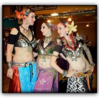How to make a tribal bellydance panel skirt as modeled by Vespertina Dance Project