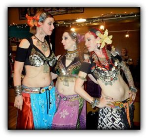 How to make a tribal bellydance panel skirt as modeled by Vespertina Dance Project