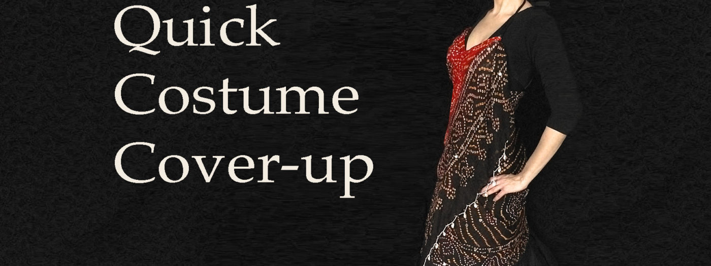 How to make a quick bellydance costume cover up by your friendly dancers at Tribe Nawaar