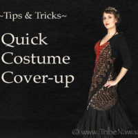 How to make a quick bellydance costume cover up by your friendly dancers at Tribe Nawaar
