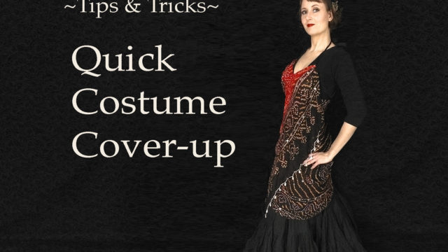 How to make a quick bellydance costume cover up by your friendly dancers at Tribe Nawaar