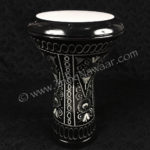 Black etched aluminum doumbek from Tribe Nawaar