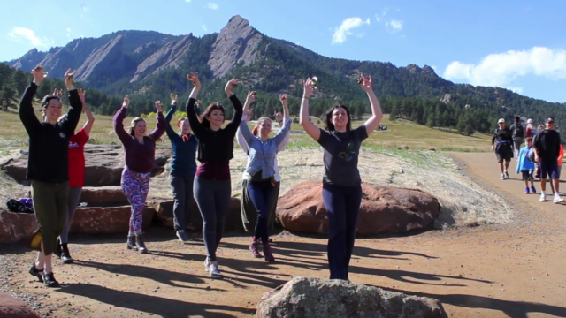 ATS® Flash Mob World Wide, 2017, Boulder Colorado with Tribe Nawaar at Chautauqua Park