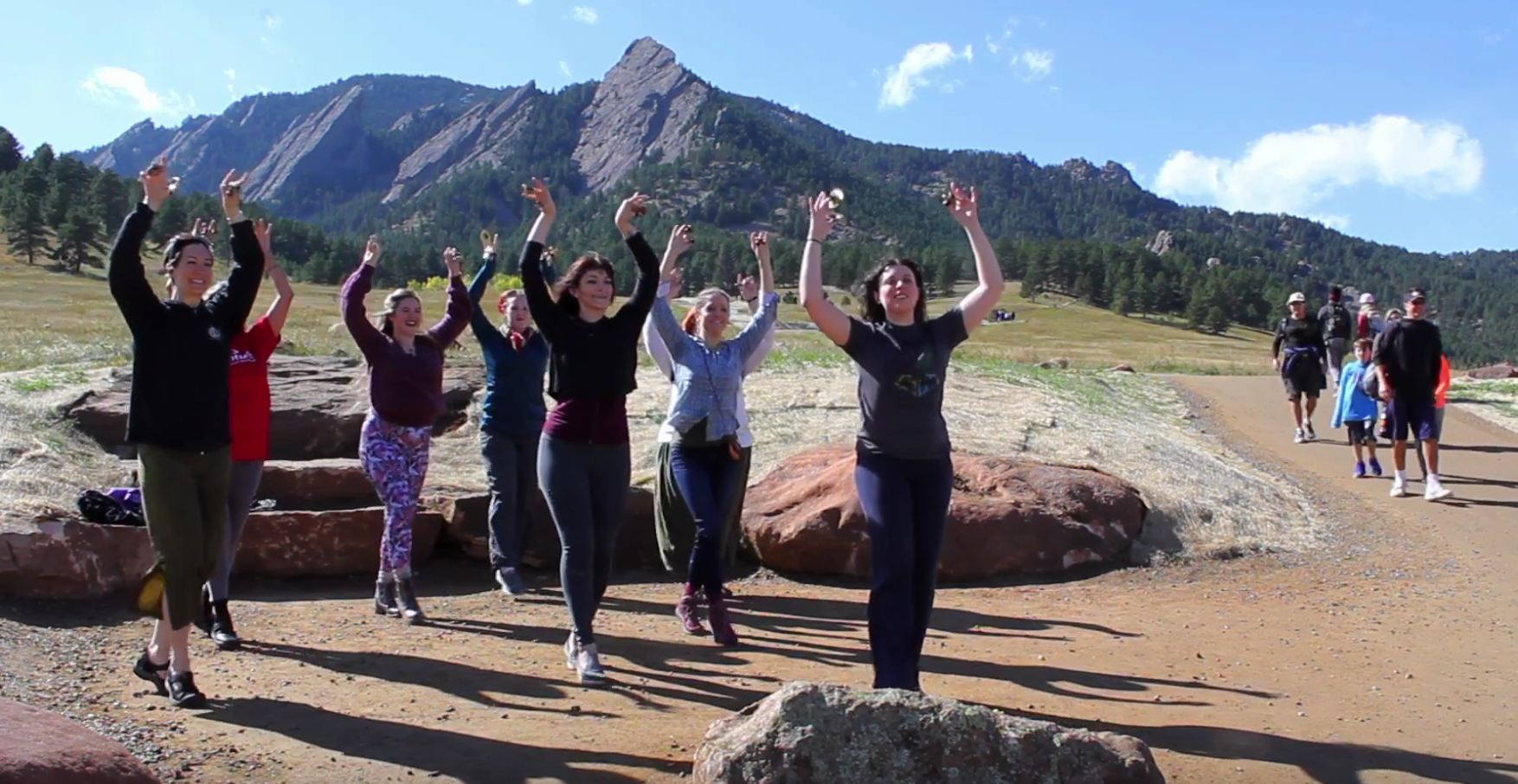 ATS® Flash Mob World Wide, 2017, Boulder Colorado with Tribe Nawaar at Chautauqua Park