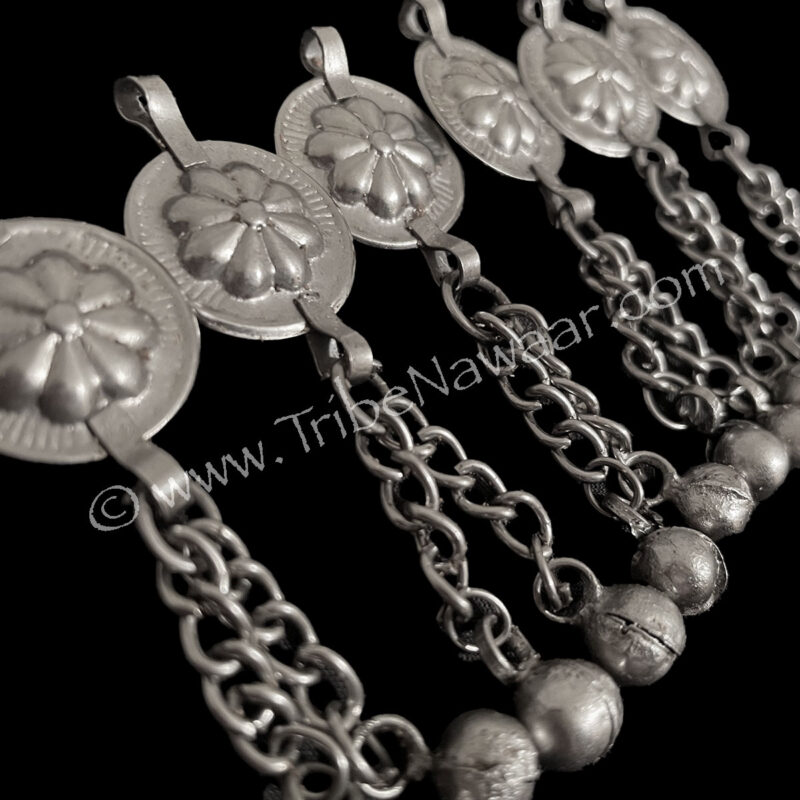 Flower Tabs With Chain Drops, Pack of 6