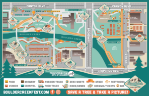 Boulder Creek Festival 2019 event layout