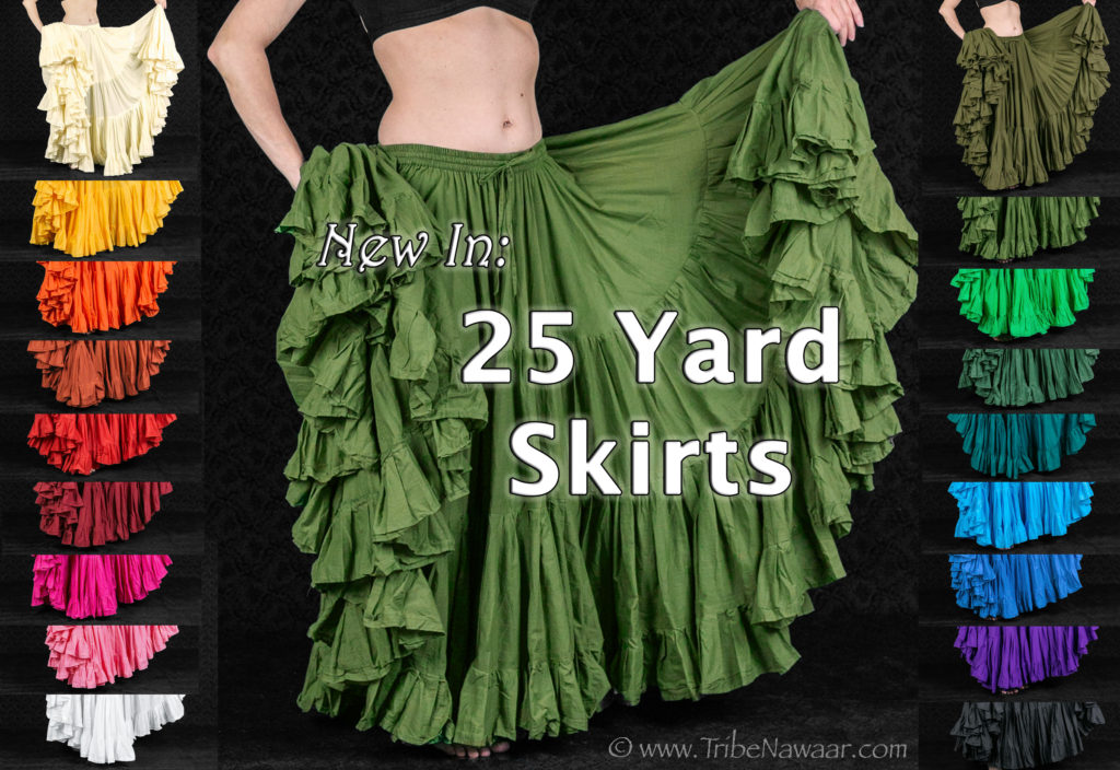 Tribe Nawaar's Professional Quality 25 Yard Skirts-The Original Cupcake Skirt