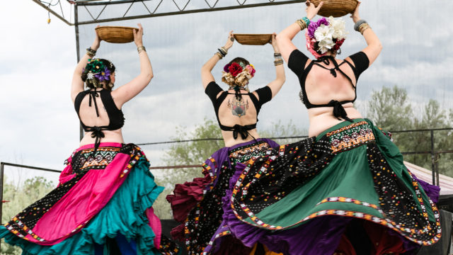 Tribe Nawaar ATS® Basket Dance at the Colorado Medieval Festival 2018
