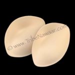 Natural full foam support cups available thru Tribe Nawaar, inside view of cups