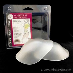 Oval silicone support cups available thru Tribe Nawaar