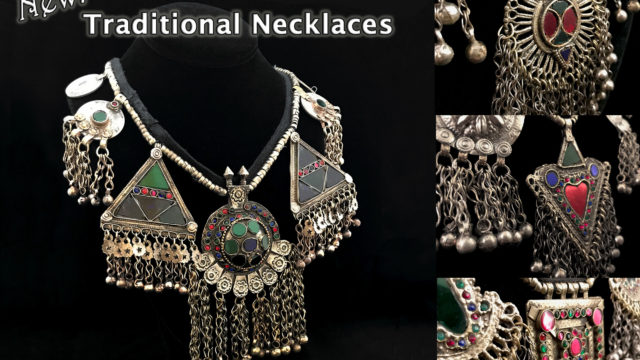 Traditional belly dance necklaces from Tribe Nawaar.