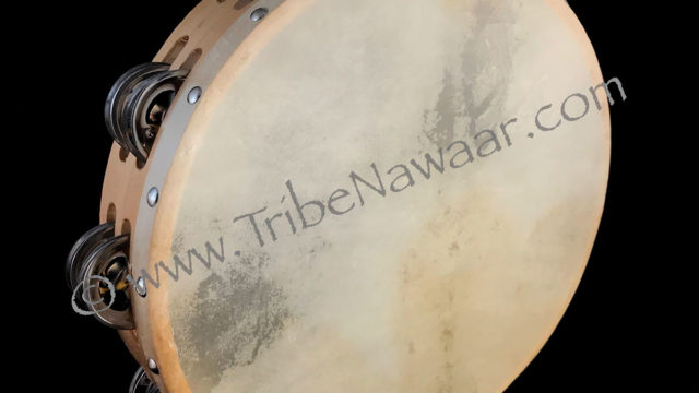 Lightweight natural tambourine from Tribe Nawaar