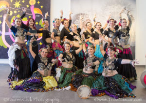 Tribe Nawaar Troupe at the annual Dance Is For Every Body event in Boulder, CO
