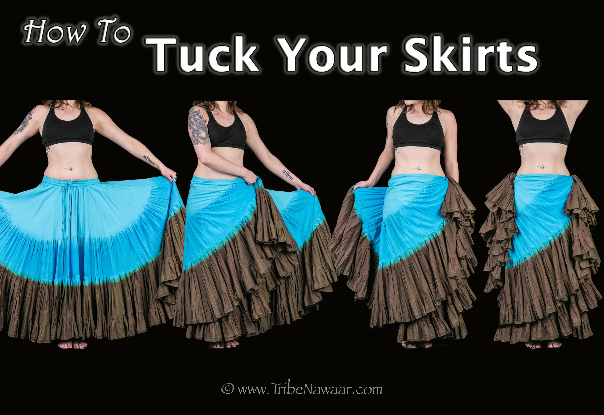 Tuck skirt