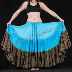 How to tuck your belly dance skirt into the Double Cross Wrap Tuck from Tribe Nawaar, step 1