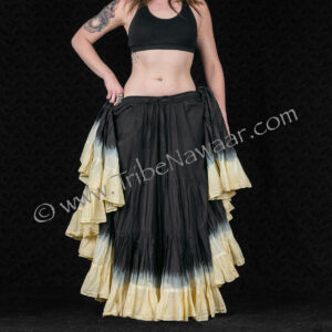 How to tuck your belly dance skirt into a ballet tutu skirt from Tribe Nawaar, step 2
