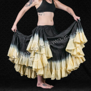 How to tuck your belly dance skirt into a ballet tutu skirt from Tribe Nawaar, step 3