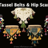 New tassel belts & tasseled hip scarves from Tribe Nawaar