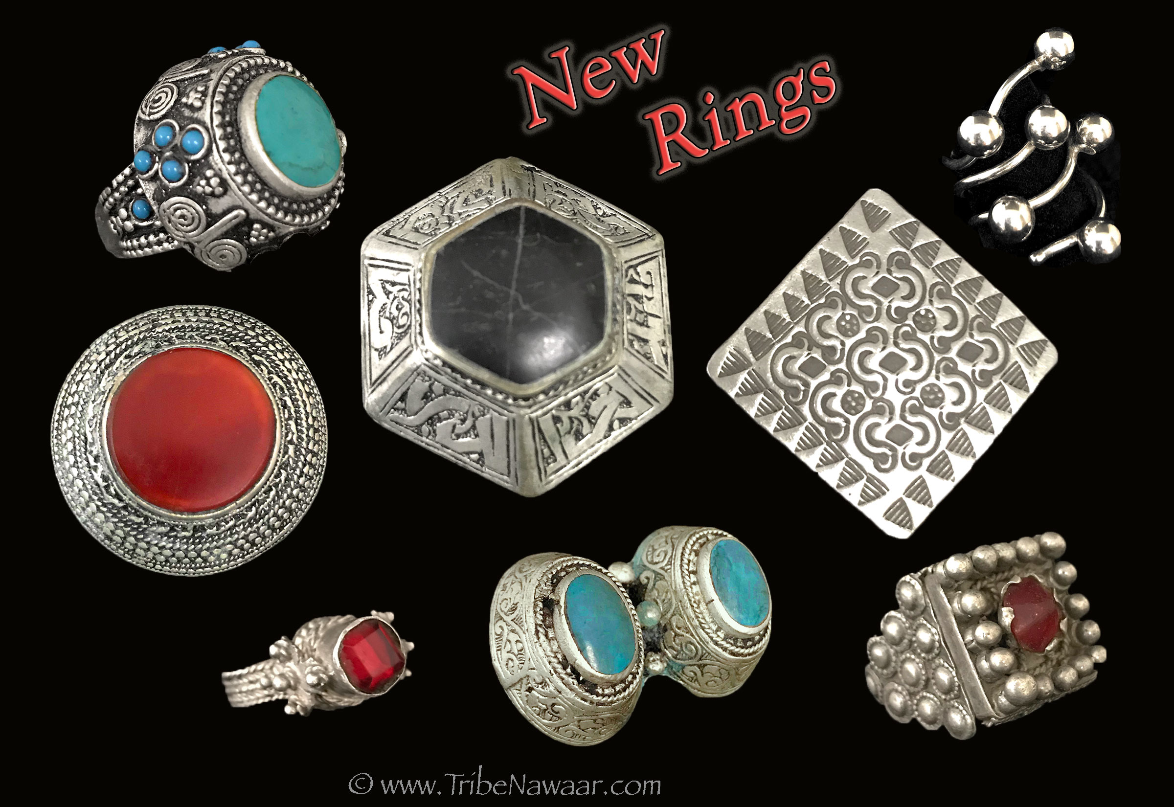 New rings for belly dancers from Tribe Nawaar