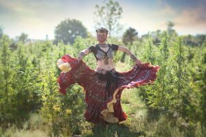 Jennifer Secrist Goran at Tribe Nawaar's Social Dis Dance Farm Show