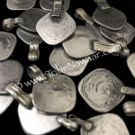 Square costume & jewelry making coins from Tribe Nawaar, detail